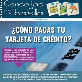 ¿Cómo pagas tu tarjeta de crédito?