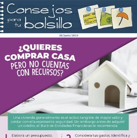 ¿Quieres comprar casa pero no cuentas con recursos?