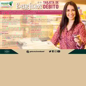Beneficios de tu tarjeta de de?bito