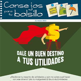 Dale un buen destino a tus utilidades