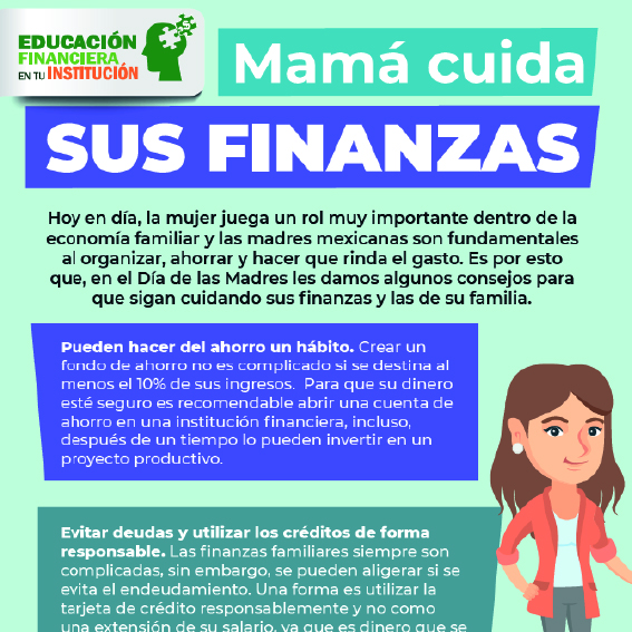 Mamá cuida sus finanzas