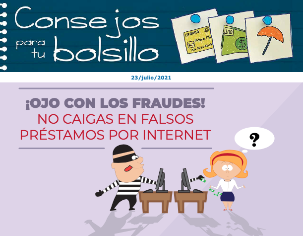 ¡Ojo con los fraudes! No caigas en falsos préstamos por internet