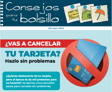 ¿Vas a cancelar tus tarjetas? Hazlo sin problemas.