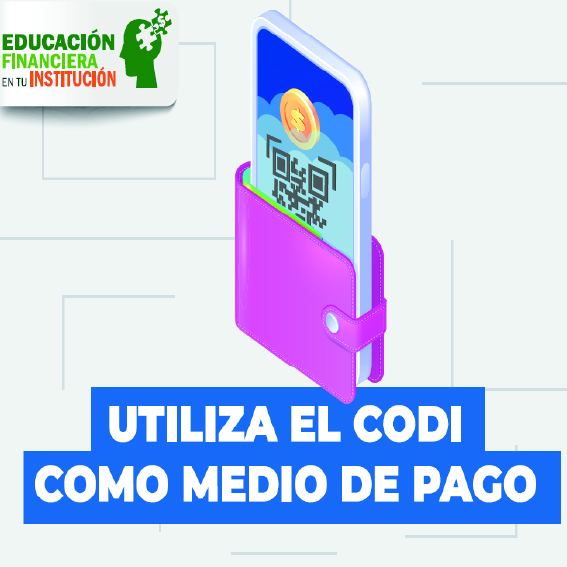 Utiliza CODI como medio de pago.