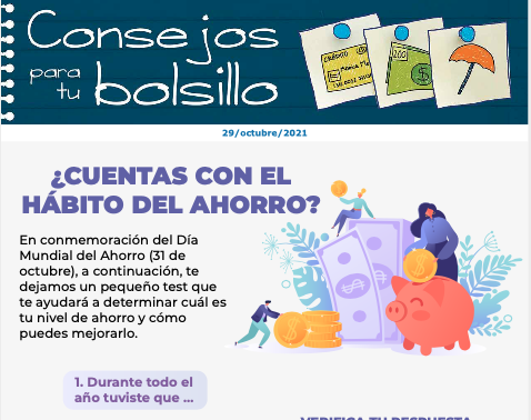 ¿Cuentas con el hábito del ahorro?