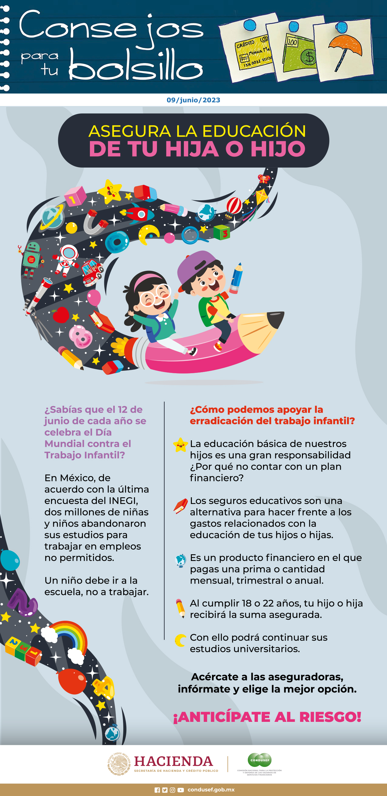 Asegura la educación de tu hija o hijo