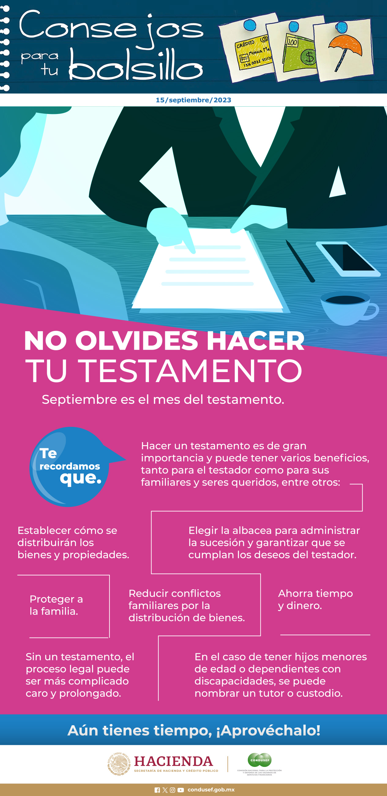 No olvides hacer tu testamento