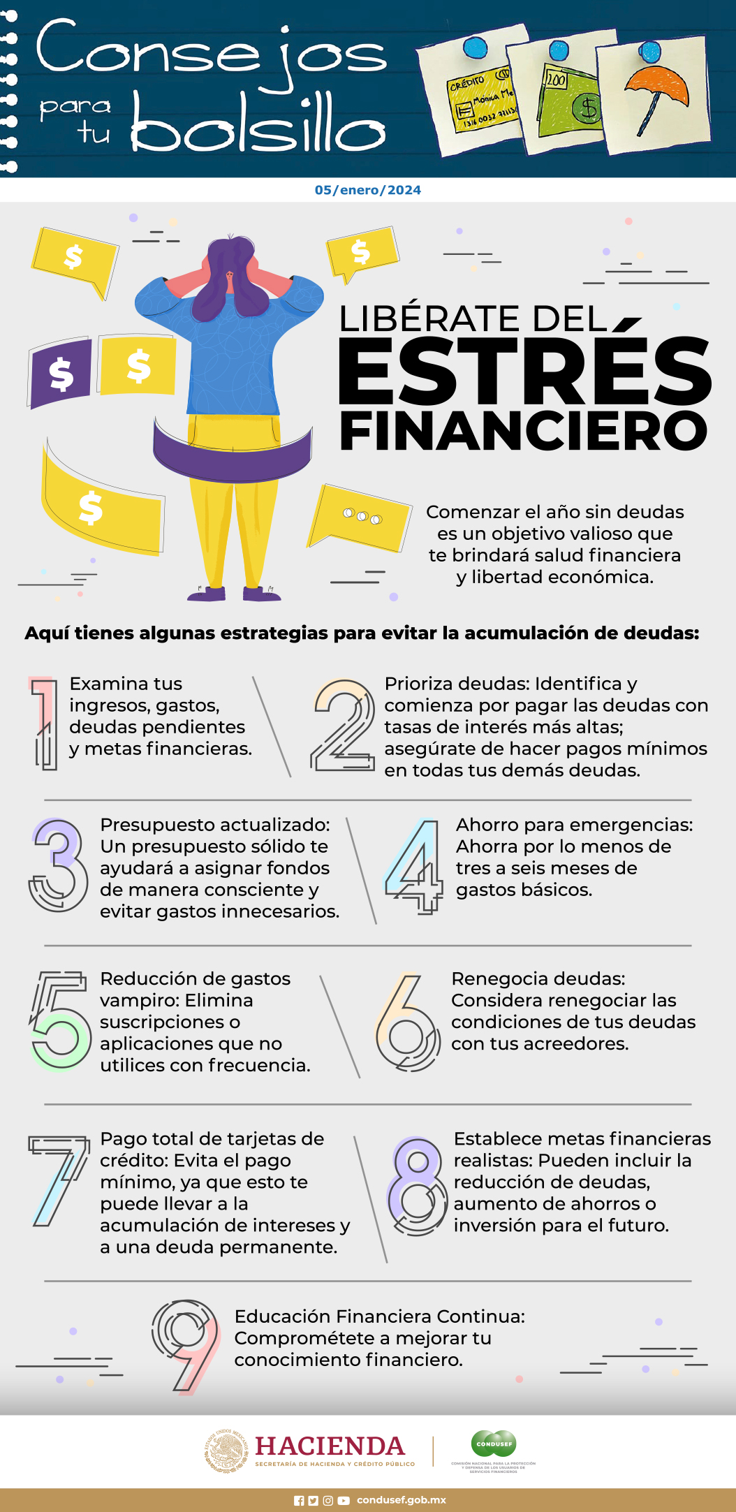 Libérate del estrés financiero