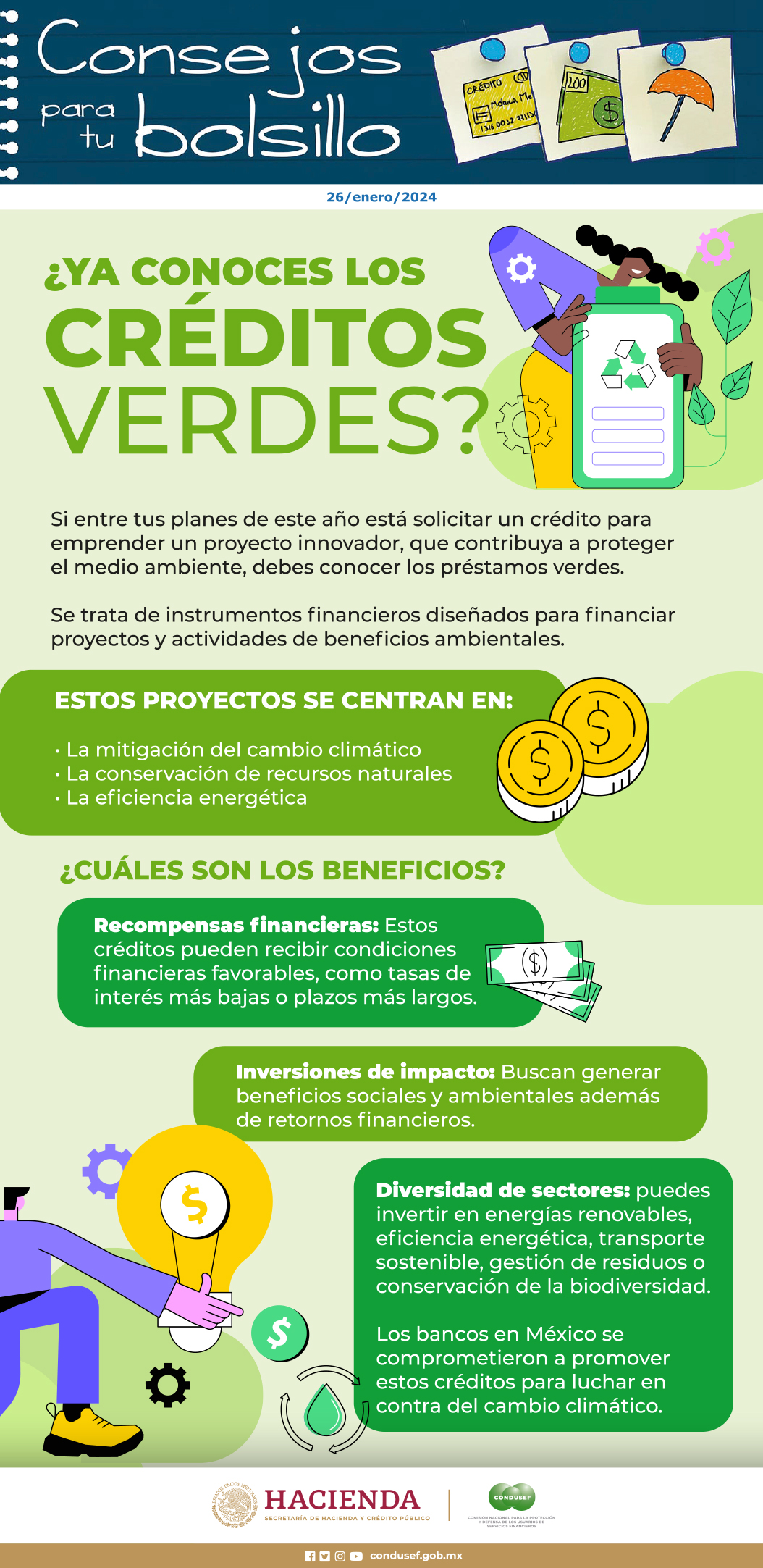 Ya conoces los créditos verdes