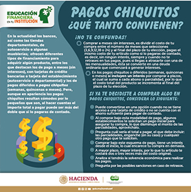 Pagos chiquitos ¿Qué tanto convienen?