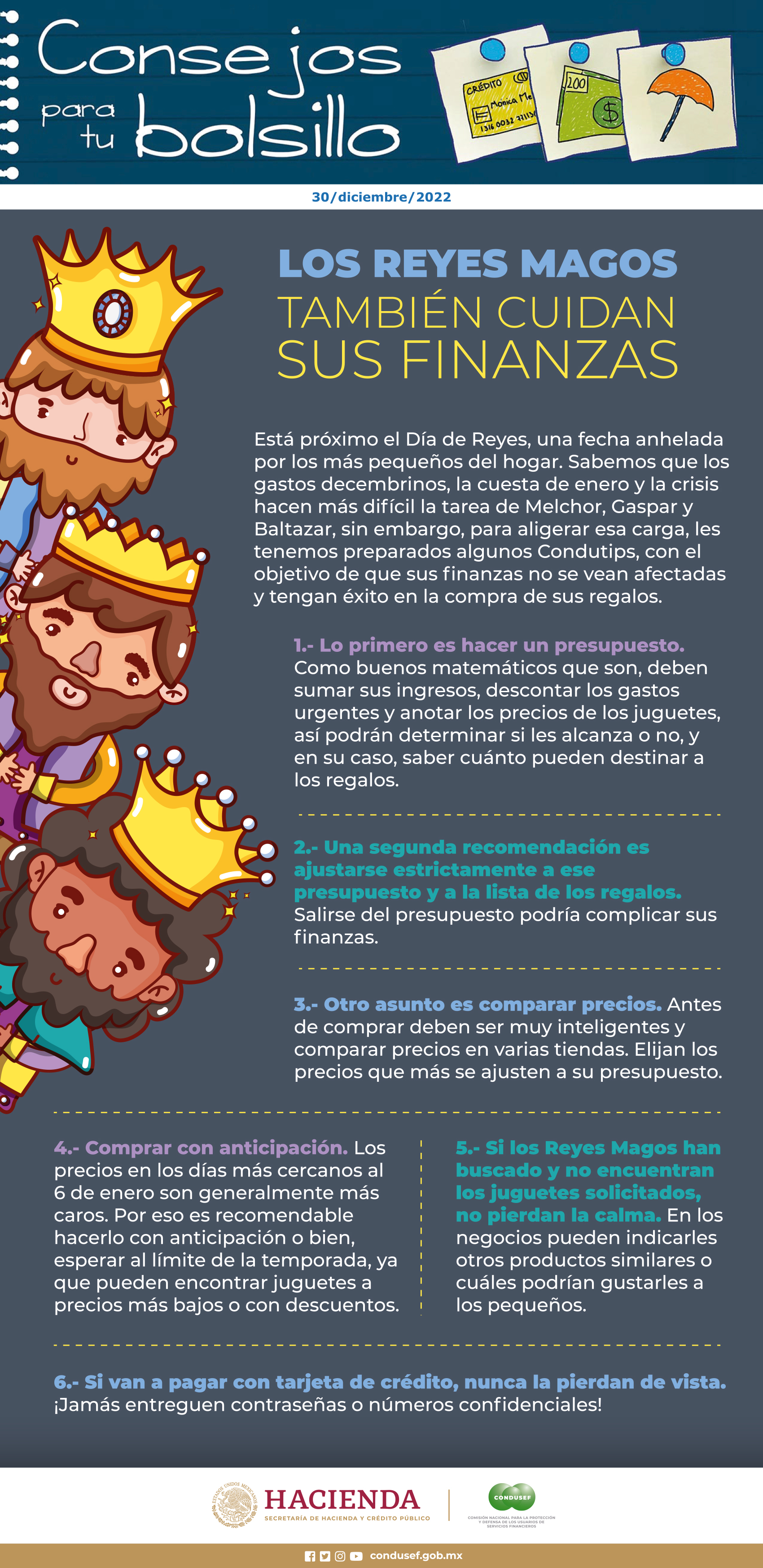 Los Reyes Magos también cuidan sus finanzas